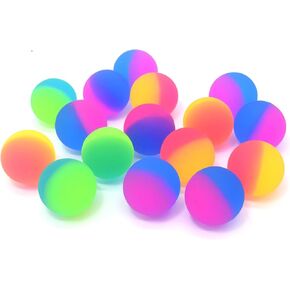 Glitter Bouncy Balls for Kids Party Favors, 24PCS Rubber Bounce Balls Bulk 32mm Party Favors Halloween Decoration Bag Filling Christmas Party Favors