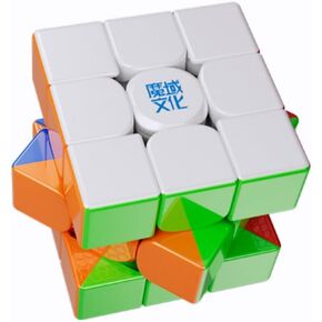 Bukefuno MoYu WeiLong WRM V10 MagLev 20 Ball-Core UV 3x3 Version Magnetic Speed Cube WeiLong 20 Ball-Core UV Stickerless Magic Puzzle 3x3x3 Cube Toys（WeiLong V10 20 Ball-Core UV Coated Version） Cubes