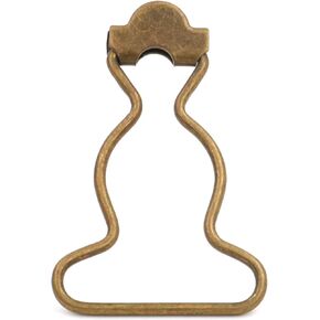 Wuuycoky Gourd Shape Overall Suspender Dungaree Buckles for Rompers Braces Skirt Garment Sewing DIY
