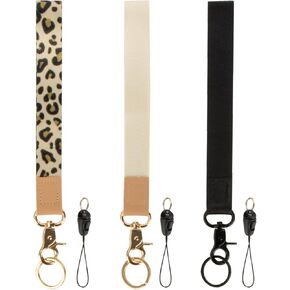 Keychain Wristlet - 3PACK Key Lanyard Key Wristlet Keychain Lanyard Wristlet Keychain Wristlet Strap Wristlet Keychain for Women Wrist Lanyard for Keys Key Chain Wristlet Bracelet Key Chain