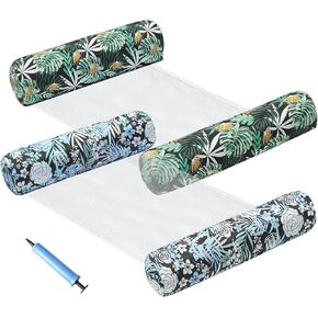 أرجوحة من القماش لحمام السباحة من FindUWill، مقاس XL، عبوتين من عوامات المياه القابلة للنفخ 4 في 1 (السرج، كرسي الصالة، المنجرف)، البحيرة، الشاطئ، ملحقات حمام السباحة للبالغين in Kuwait