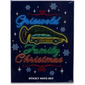 National Lampoon's Christmas Vacation Griswold Family Christmas Sticky Note and Tab Box Set | Notepad Stationery Paper, School and Office Supplies