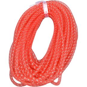 8mm 30 Yards Decorative Flexible Mesh Tube Mesh Tubing Ribbon Glitter Decoration Mesh Tube Long Craft Mesh Tube White