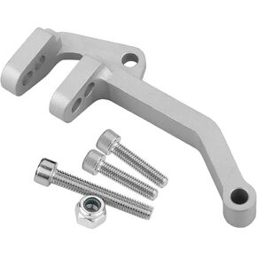 TRX4 TRX6 CNC Aluminum Panhard Mount for 1/10 TRX-4 Bronco TRX-6 G63 RC Crawler Car Upgrade Parts (Silver)