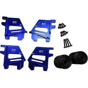Aluminium Alloy Tall Battery Holder Mount Hold Down for Traxxas 1/5 X-MAXX - Blue