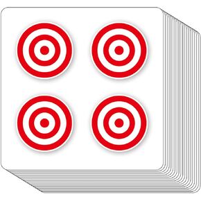 Target Sniper Scope Stickers, 1 Inch Scrapbooking Arts Calendar Kids Crafting 80-Pack
