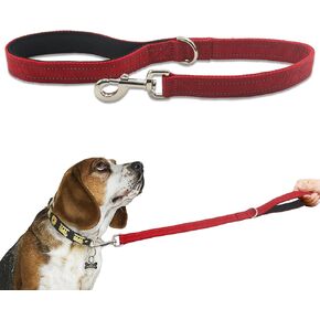 Standard Training Leashes 12 Inches for Dogs, Short Traffic Dog Leash Heavy Duty Padded Handle, Nylon Anti Pull for Reflective, Short Line Dog for Small, Medium and Large Dogs 1 FT Blue