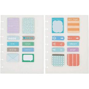 Staples 2103690 Arc System Adhesive Notes Assorted 5-1/2-Inch X 7-1/2-Inch (29476)