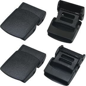 4PCS Belt Buckle for Webbing POM 30 to 3.2cm Canvas Smooth Buckle Eco Friendly Security Belt Buckle Wide Belt Buckle Outdoor Belt Suitable for Nylon Belt Plastic Buckle Black