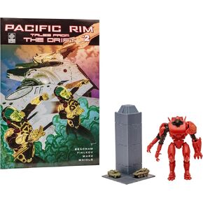 Pacific Rim McFarlane Toys Crimson Typhoon (Jaeger) 4" Scale Figure Playset with Comic