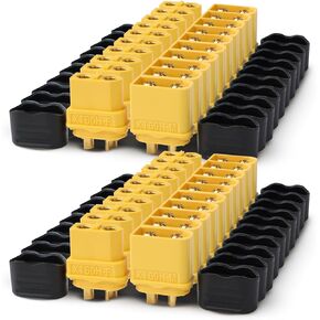 MADCATZ 10 زوج XT60H (ترقية XT) موصل رصاصة التوصيل مع غمد أنثى وذكر مطلية بالذهب لأجزاء RC بطارية ليبو in Kuwait