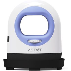AST&T Mini Heat Press Machine, Portable Heat Transfer Machine for T Shirts, Iron-on Press for HTV Vinyl (White&Purple)