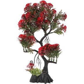 DOITOOL Simulated Big Tree Fish Tank Decor Bonsai Tree Artificial Tree for Fish Tank Aquarium Tree Realistic Aquatic Tree Fake Fish Tank Tree Plastic Small Aquarium Porch