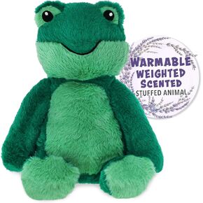 1i4 Group Warm Pals - Frog - Cozy Lavender Scented Plush Toys - Stuffed Animal - Coolable Bedtime Comfort Plushie