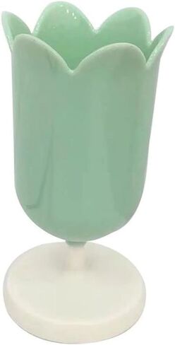 Pink Plastic Tulip Pen Holder Cute Pens Cup for Desk Pen Brush Organizer Office Stationery Supplies Home Decor Desk Supplies Holders and Dispensers(ZS399) in Saudi Arabia