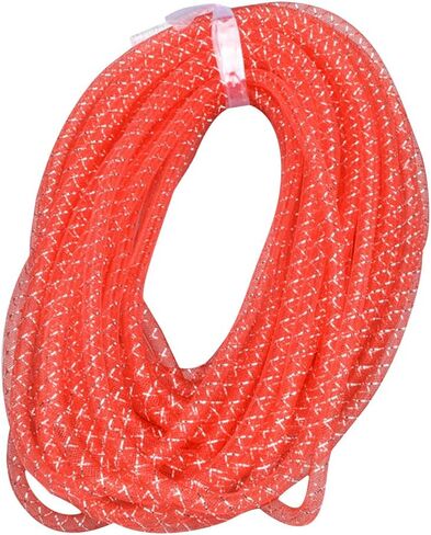 8mm 30 Yards Decorative Flexible Mesh Tube Mesh Tubing Ribbon Glitter Decoration Mesh Tube Long Craft Mesh Tube White in Saudi Arabia