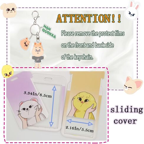 مجموعة Kpop SKZOO Merch تتضمن قطعة واحدة من حامل بطاقات الصور SKZOO مع حبل قصير، 1 سلسلة مفاتيح فريدة من نوعها للأطفال الضالة، 1 محفظة Straykids لمحبي الأطفال الضالين، هدية SKZOO Merch لمحبي حفلات الأرنب، Tuzi in Kuwait