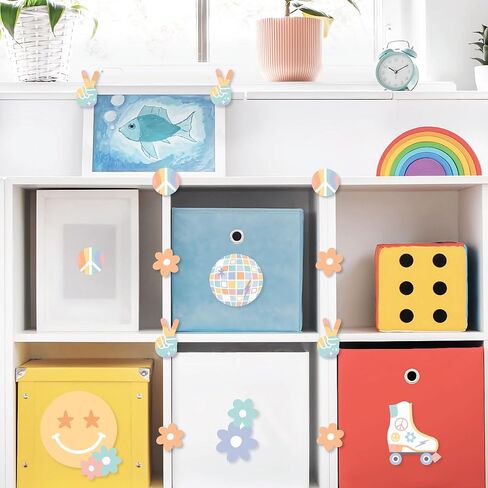 Big Dot of Happiness Retro Pastel - DIY Classroom Decorations - Bulletin Board Cut-Outs - Set of 40 in Saudi Arabia