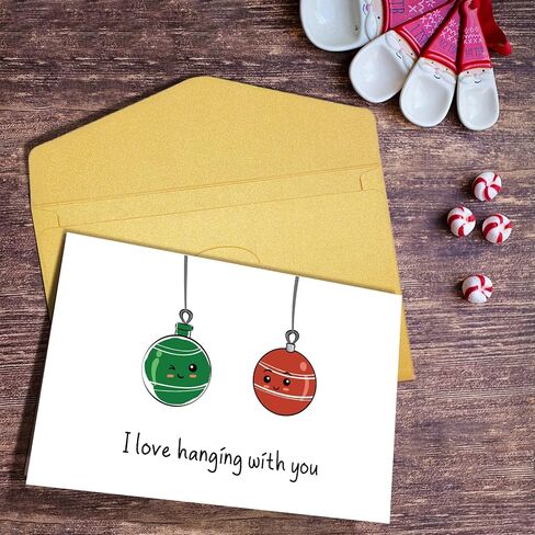 Nchigedy Funny Cod Christmas Card, Pun Christmas Card Gift, Punny Holiday Card, Got You A Christmas Card in Kuwait