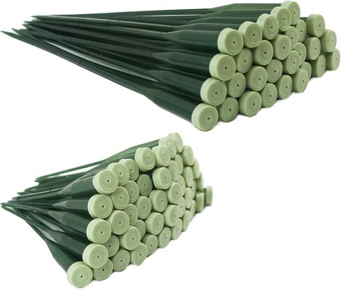 75 قطعة من أنابيب المياه من ASUNFO، أنابيب مياه جذعية من الزهور مع أغطية مطاطية لترتيبات الزهور، مستلزمات بائعي الزهور (12 بوصة، 6 بوصة) in Kuwait