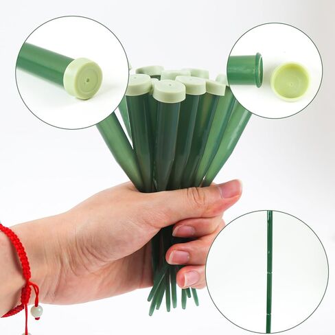 75 قطعة من أنابيب المياه من ASUNFO، أنابيب مياه جذعية من الزهور مع أغطية مطاطية لترتيبات الزهور، مستلزمات بائعي الزهور (12 بوصة، 6 بوصة) in Kuwait