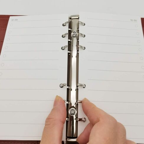 200 Sheets A6 Lined Paper for Filofax Personal Binder Planner, White 100gsm Ruled Pages, 6 Hole Punched, 3.75 x 6.75 Inch in Kuwait