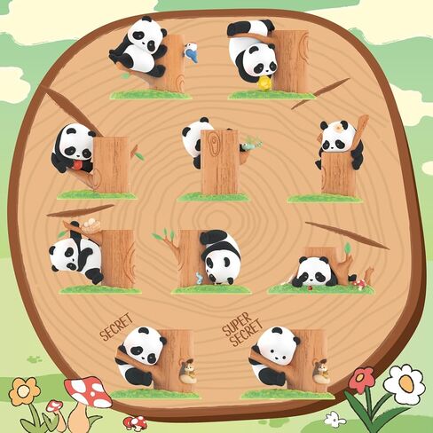 52TOYS Pandaroll شجرة الفاكهة تسلق 1PC عمل الشكل، لعبة تحصيل Kawaii الإبداعية هدية غرفة ديكور سطح المكتب الديكور، هدية لحفلة عيد ميلاد in Kuwait