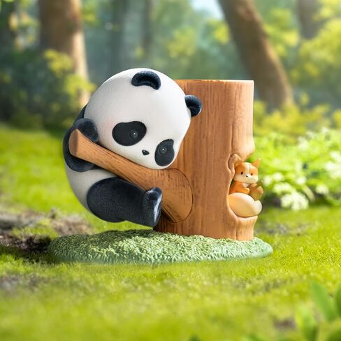 52TOYS Pandaroll شجرة الفاكهة تسلق 1PC عمل الشكل، لعبة تحصيل Kawaii الإبداعية هدية غرفة ديكور سطح المكتب الديكور، هدية لحفلة عيد ميلاد in Kuwait
