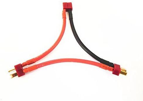 T التوصيل موصل البطارية التسلسلية كابل عمداء نمط سلسلة ث/12AWG سلك السيليكون لبطارية RC يبو موصلات الذكور والإناث in Kuwait