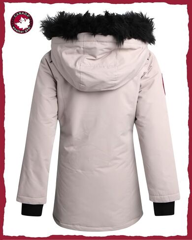 CANADA WEATHER GEAR Girls' Winter Jacket - Stadium Expedition Parka Coat, Fur Trim Hood in Saudi Arabia