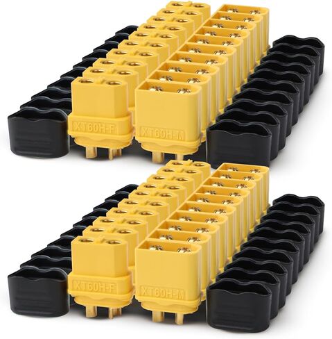 MADCATZ 10 زوج XT60H (ترقية XT) موصل رصاصة التوصيل مع غمد أنثى وذكر مطلية بالذهب لأجزاء RC بطارية ليبو in Kuwait