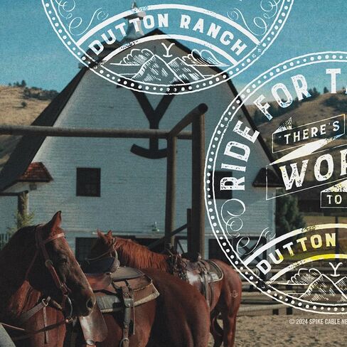 Yellowstone Dutton Ranch Barn Mouse Pad - 8.7 in x 7.1 in - Officially Licensed in Kuwait