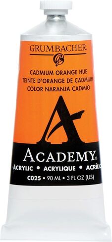 Grumbacher Academy Acrylic Paint, Gloss, 90ml/3 oz Metal Tube, Burnt Sienna in Saudi Arabia