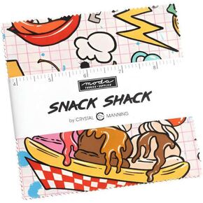 Moda Fabrics Snack Shack Charm Pack by Crystal Manning 11940PP