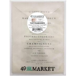 Collage Sheets 6"X8" 40/Pkg - Color Swatch: Toast