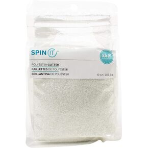 We R Memory Keepers 0633356606086 Glitter Spin It-10 Ounce-Extra Fine-White