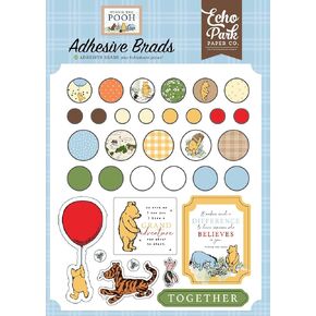 Winnie The Pooh Adhesive Brads