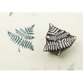 Fern 2 Wooden Block Stamp