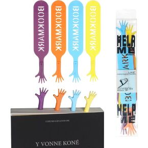 36PCS Funny Bookmarks for Kids, 4 Colors Help Me Bookmarks for Men, 3D Cartoon Book Marks for Book Lover Women Students Readers School Office Supplies