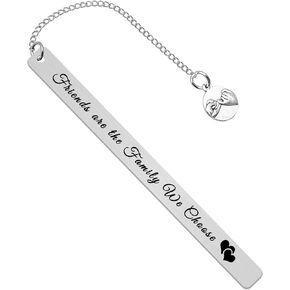 Bookmark Gifts for Best Friend Friendship Gift for Women Friends are The Family We Choose Bookmark Gift for Bestie BFF Female Friend Graduation Gift Christmas Birthday Gifts for Friends