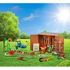 Playmobil Add On #6558 Tool Shed with Garden - New Factory Sealed