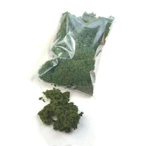 Miniature Shrub Tree Powder for DIY Model Trees Basing Material Kit, Miniature Lowland Shrub Bushy Tuft Architecture Building Model Railway Fairy Garden Diorama Scenery (Withered Green)