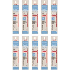 三菱鉛筆 Uni Jetstream Lite Touch Ink Refill, for Multicolor Pen Type, 0.5mm Fine Point, Red Ink, SXRL8005.15, Box of 10