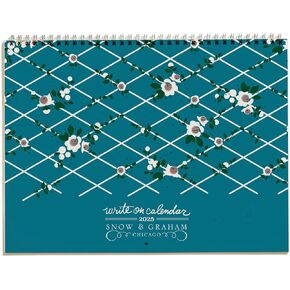Snow & Graham 2025 Write-On Grid Style Calendar