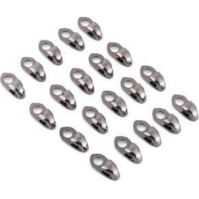 Boot Hook Repair Kit Boot Eyelet Hooks 9×7×2 20pcs Set Boot Hooks Lace Fittings with Rivets for Repair Camp Hike Climb Accessories