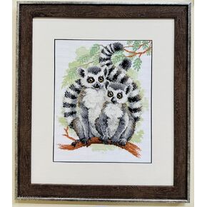 RIOLIS Counted Cross Stitch kit 2196 Lemurs
