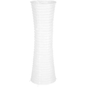 FERCAISH Rice Paper Floor Lamp Shade, Foldable and Minimalist style Paper Lamps Classic Modern Paper Floor Light Bulb Cage Guard for Living Room Bedroom Décor