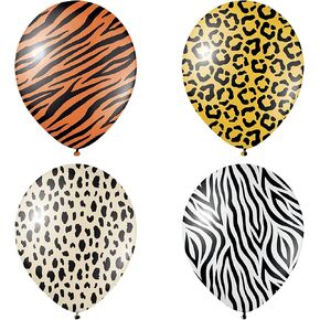 Animal Print Balloons, 15 ct