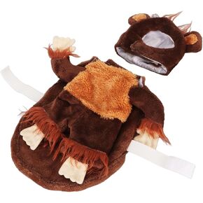 Funny Pet Cosplay Clothes, Cute Holiday Apparel Pet Holiday Costume Soft Plush Dog Clothes for Small Medium Dog （M）