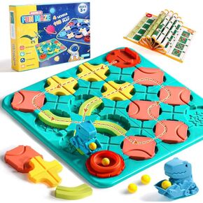 STEM Board Games for Kids Ages 4-8, Logic Puzzles for Kids Toys for 4 5 6 7 8 Year Old Boys Girls Preschool Learning Activities Educational Montessori Toys Easter Gifts for Kids 4 5 Year Old Boy Toys
